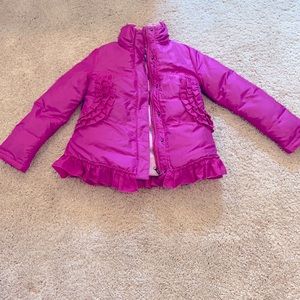 Lemon Loves Lime Puffy Winter Jacket Kids Size 10